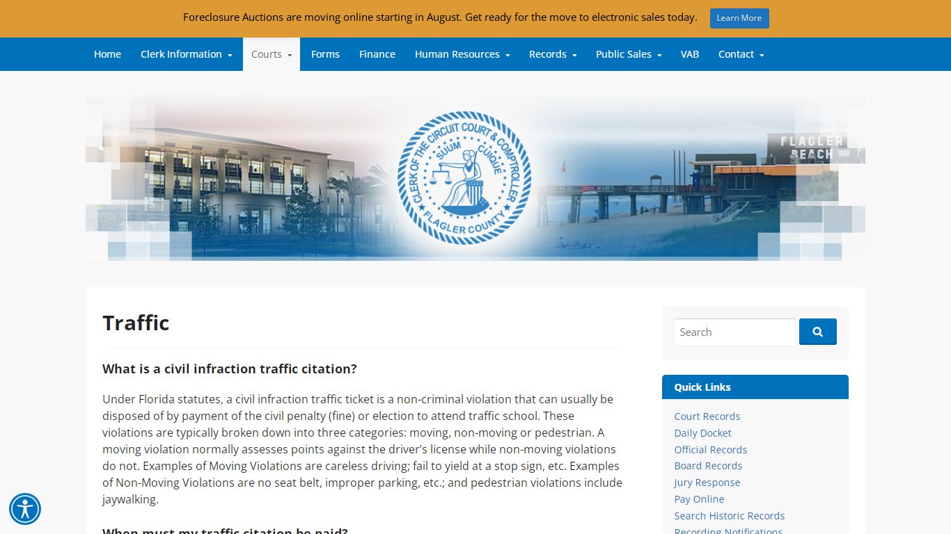 Traffic – Flagler County Clerk of the Circuit Court ...